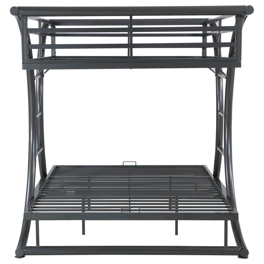 (image for) Stephan Metal Full Over Full Bunk Bed Gunmetal