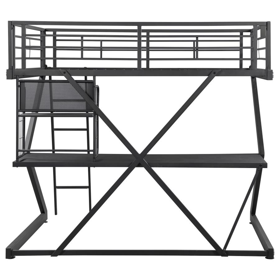 (image for) Parkview Full Workstation Loft Bed Black