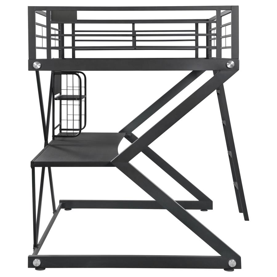 (image for) Parkview Full Workstation Loft Bed Black