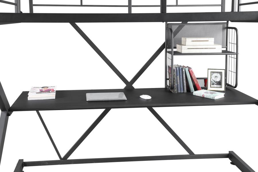 (image for) Parkview Full Workstation Loft Bed Black