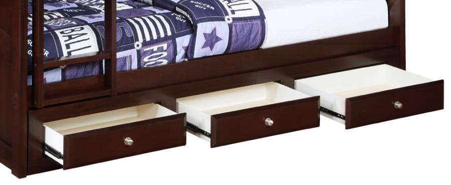 (image for) Jasper Twin Under Bed Storage Cappuccino - Click Image to Close