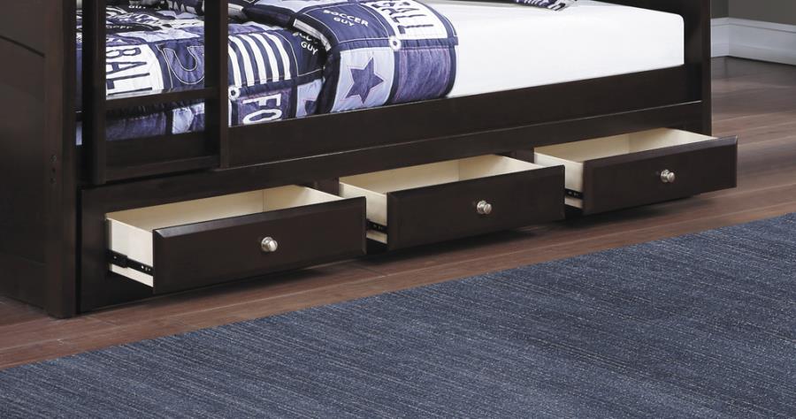 (image for) Jasper Twin Under Bed Storage Cappuccino