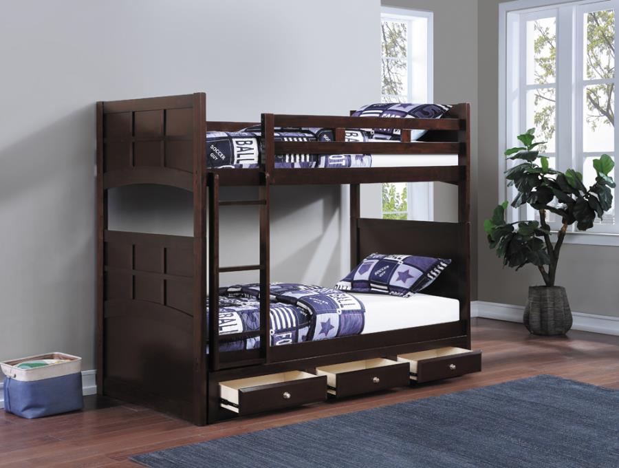 (image for) Jasper Twin Under Bed Storage Cappuccino