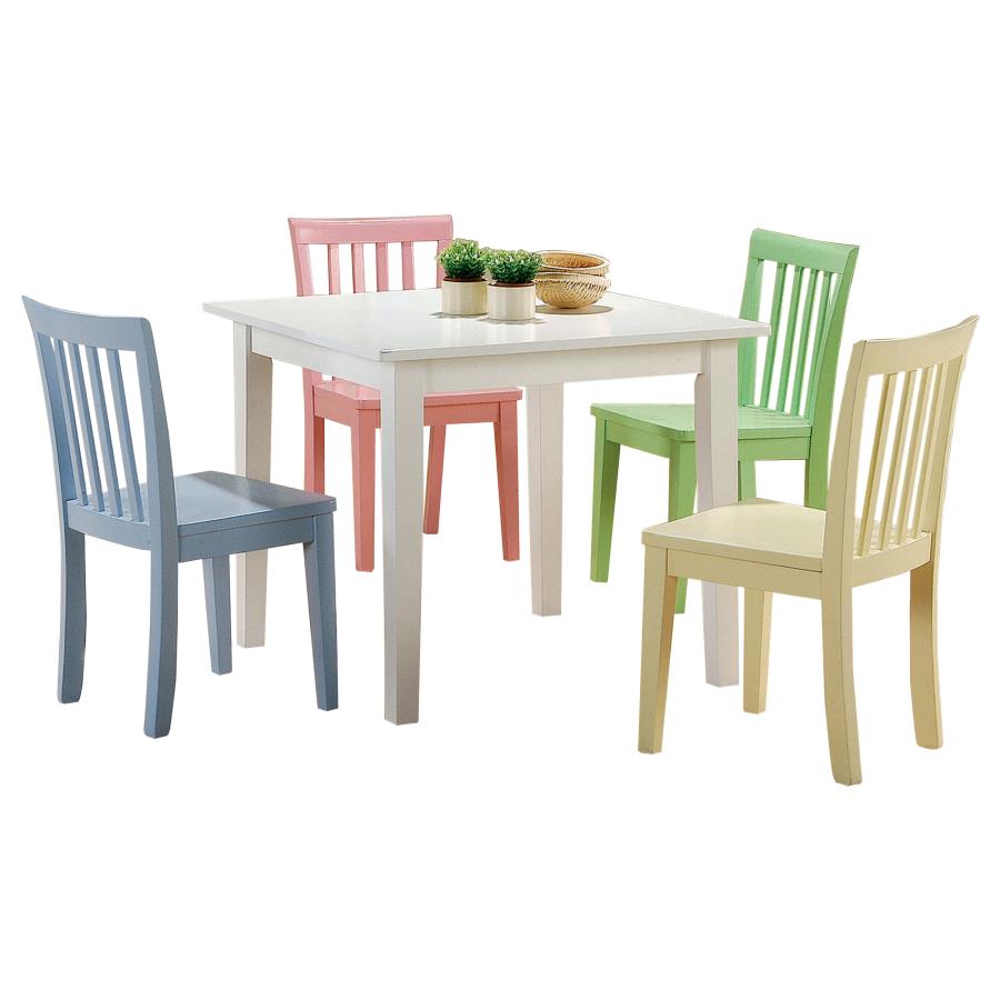 (image for) Rory 5-piece Kids Table and Chairs Set Multi Color