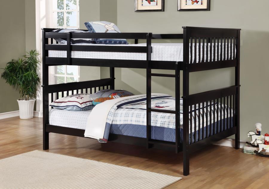 (image for) Chapman Wood Full Over Full Bunk Bed Black