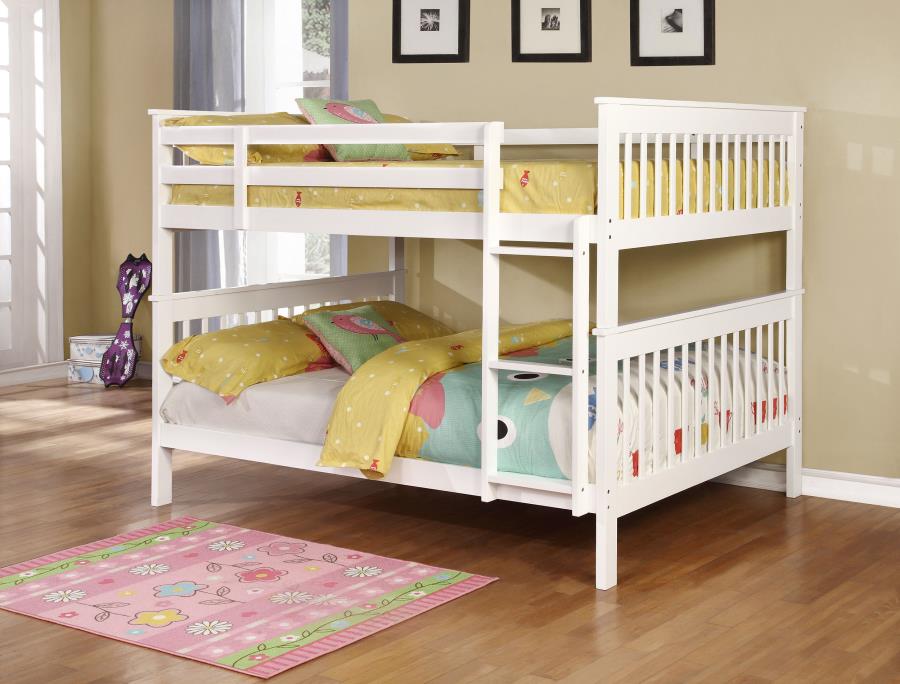 (image for) Chapman Wood Full Over Full Bunk Bed White