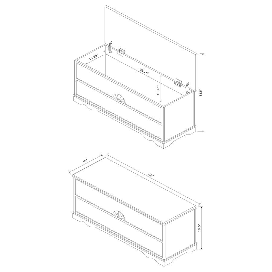 (image for) Paula Cedar Chest Warm Brown