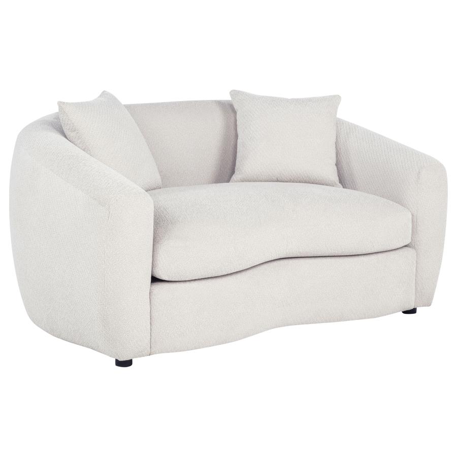 Isabella 3-piece Fabric Upholstered Sofa Set Sand