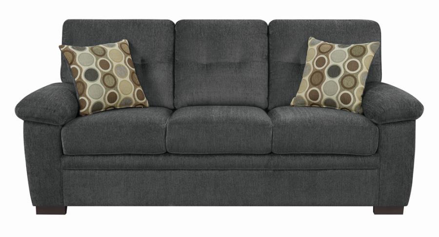 (image for) Fairbairn Upholstered Sofa Charcoal