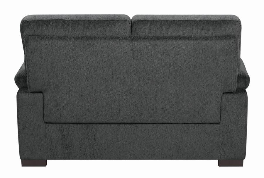 (image for) Fairbairn Upholstered Loveseat Charcoal