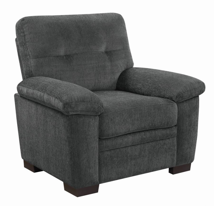 (image for) Fairbairn Upholstered Chair Charcoal