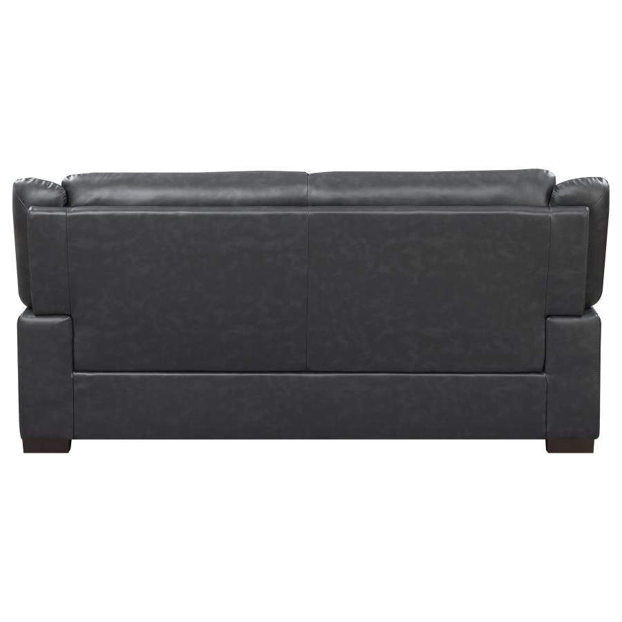 (image for) Arabella 2-piece Upholstered Padded Arm Sofa Set Grey