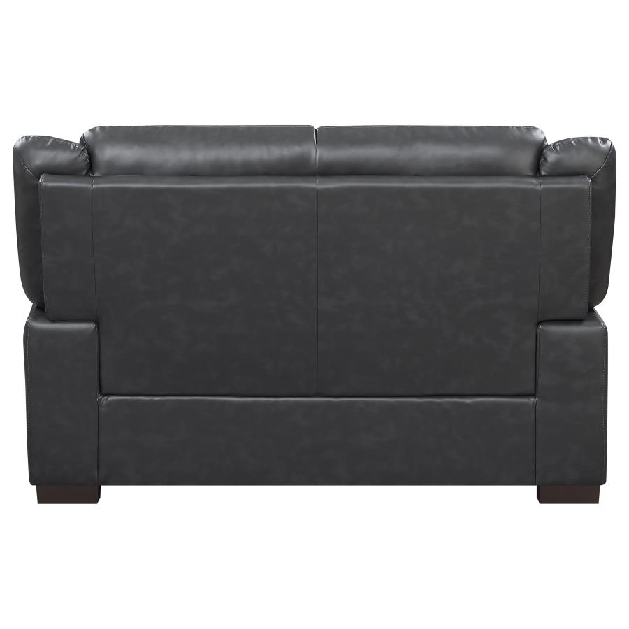 (image for) Arabella 2-piece Upholstered Padded Arm Sofa Set Grey