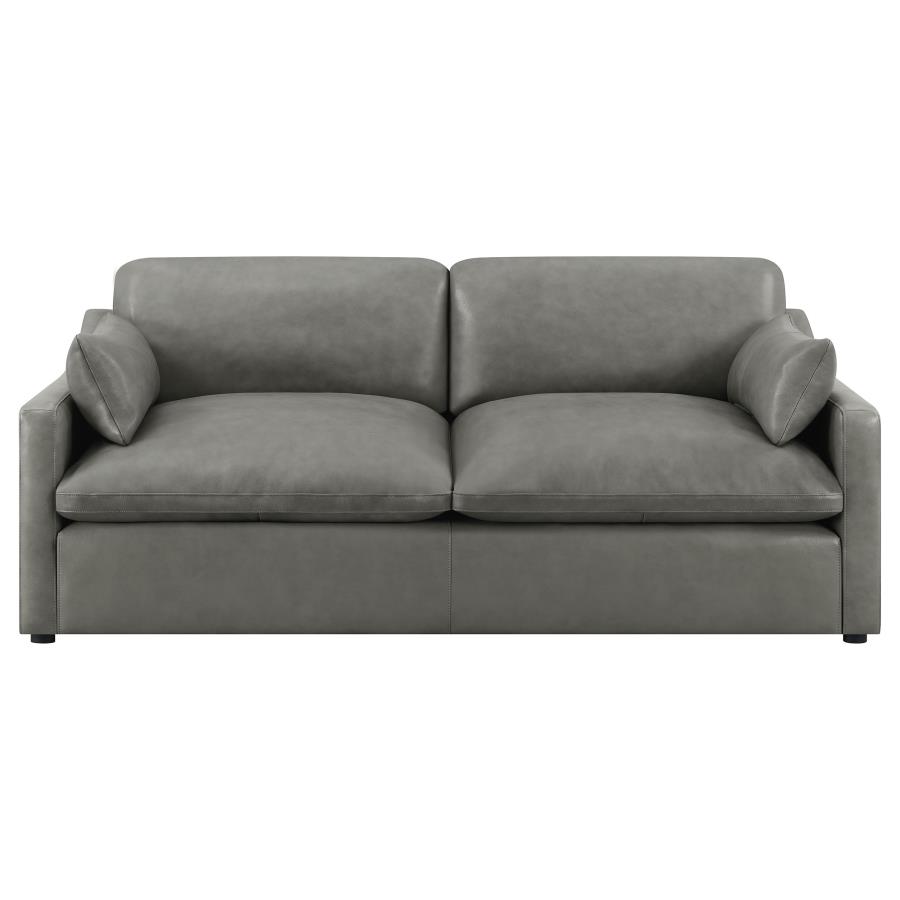 (image for) Grayson 2-piece Sloped Arm Upholstered Living Room Set Grey