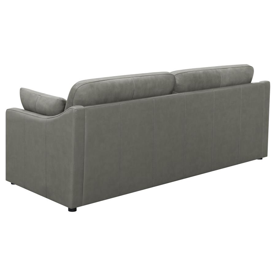 (image for) Grayson 2-piece Sloped Arm Upholstered Living Room Set Grey