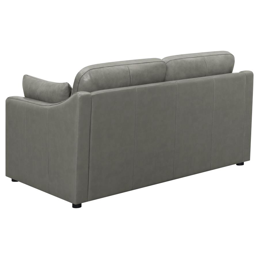 (image for) Grayson 2-piece Sloped Arm Upholstered Living Room Set Grey