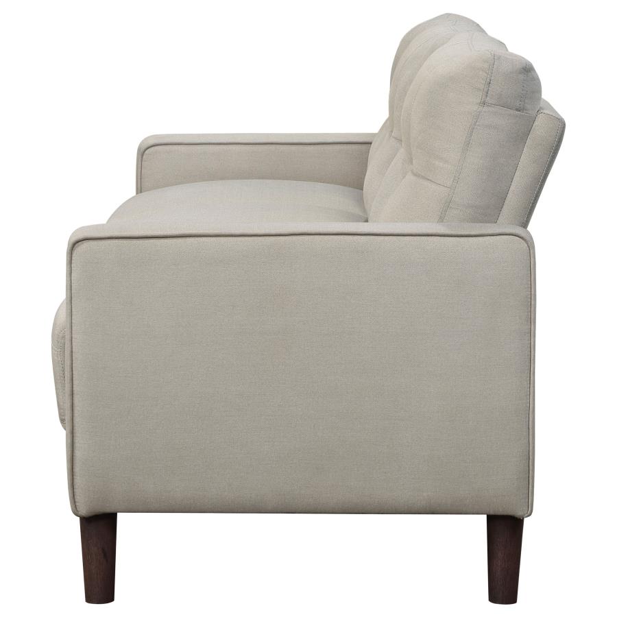 (image for) Bowen Upholstered Track Arm Tufted Sofa Beige