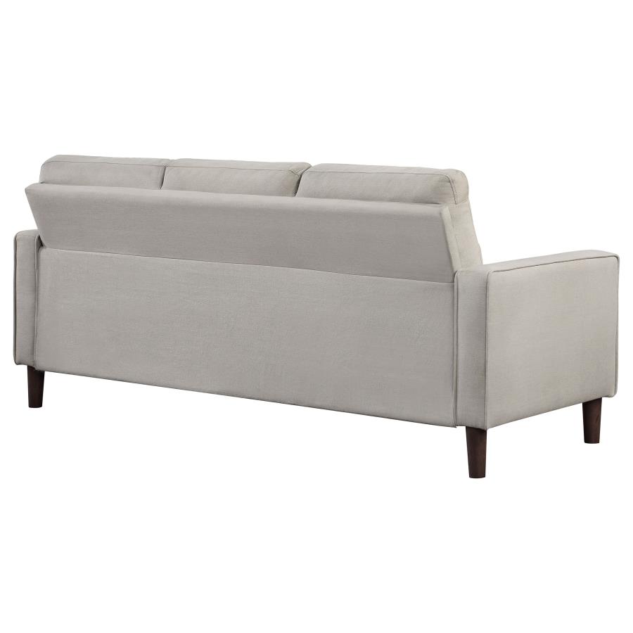 (image for) Bowen Upholstered Track Arm Tufted Sofa Beige