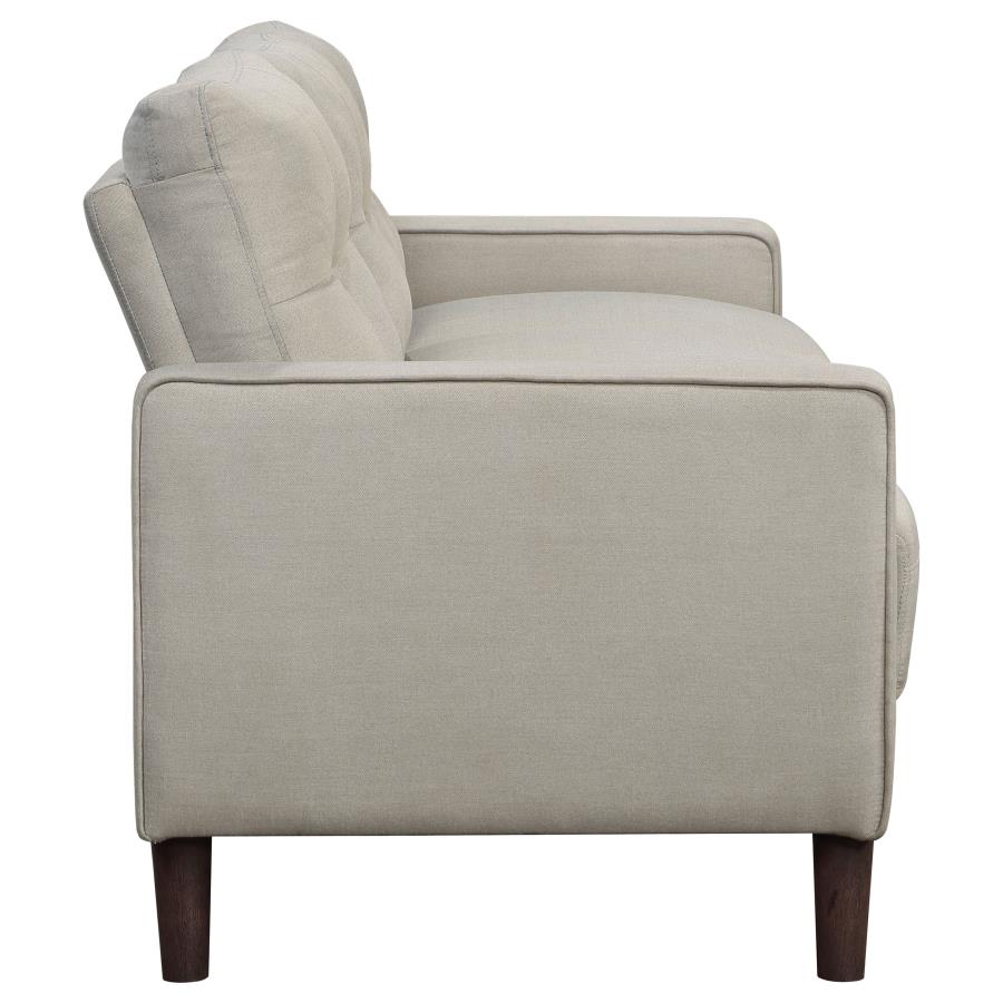 (image for) Bowen Upholstered Track Arm Tufted Sofa Beige