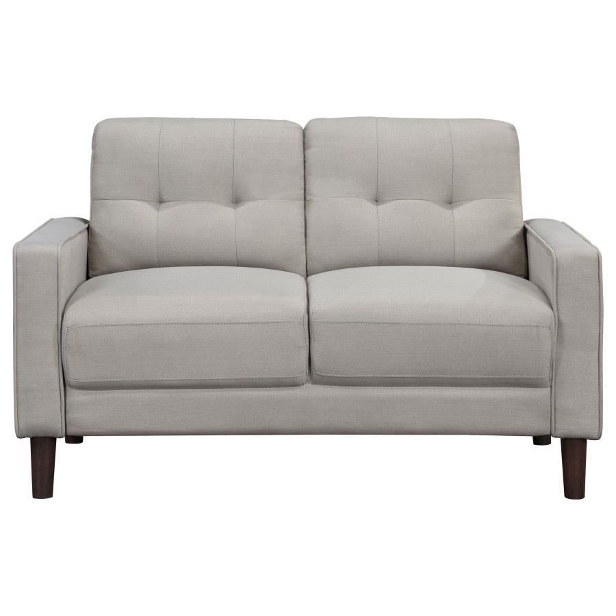 (image for) Bowen Upholstered Track Arm Tufted Loveseat Beige