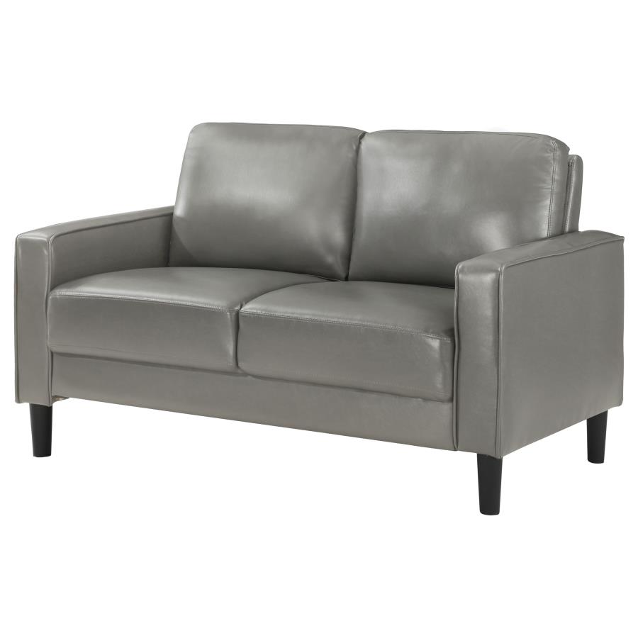 (image for) Ruth Upholstered Track Arm Loveseat Grey