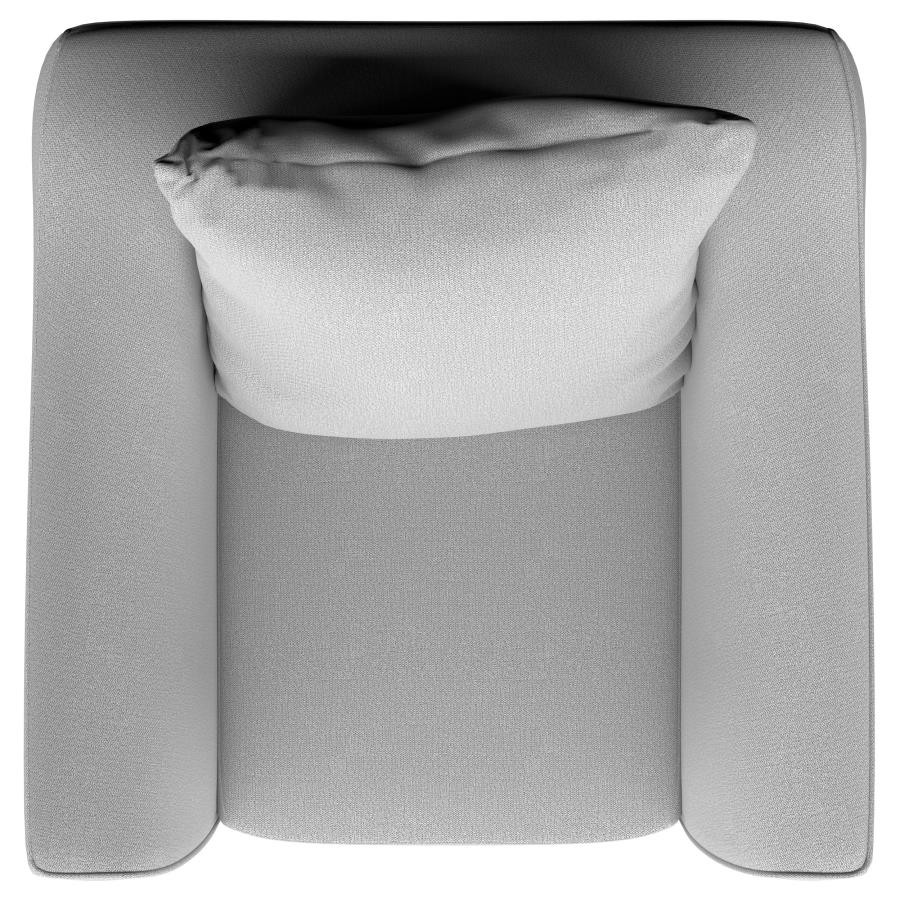 (image for) Salizar Upholstered Flared Arm Accent Chair Sand