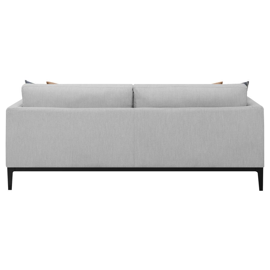 (image for) Apperson Upholstered Track Arm Sofa Light Grey