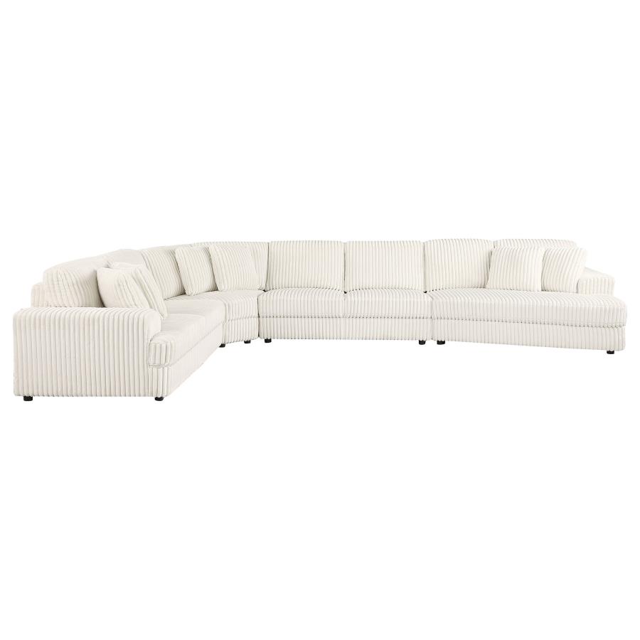 (image for) Emberson 4-piece Upholstered Modular Sectional Sofa Ivory