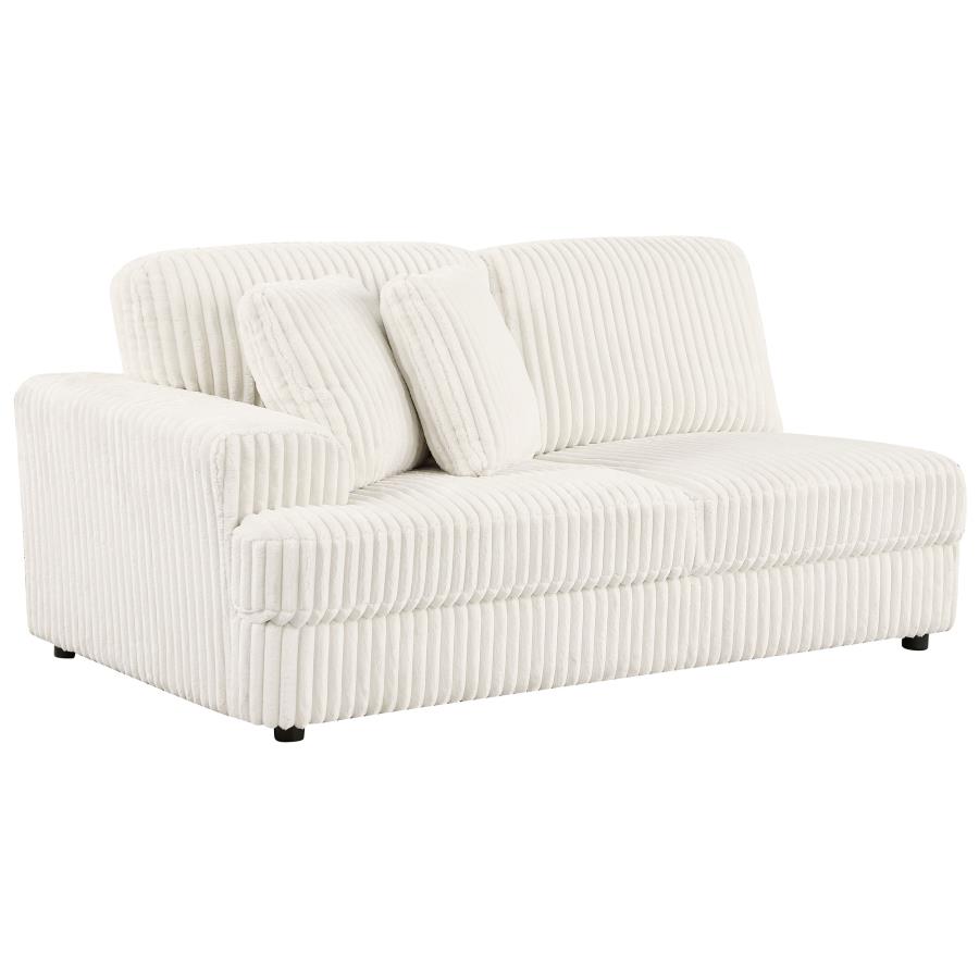 (image for) Emberson Upholstered LAF Loveseat Ivory