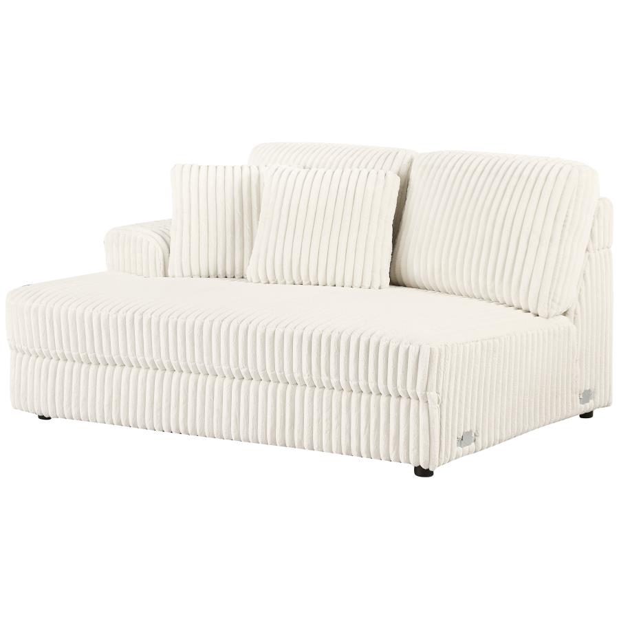 (image for) Emberson Upholstered LAF Loveseat Ivory