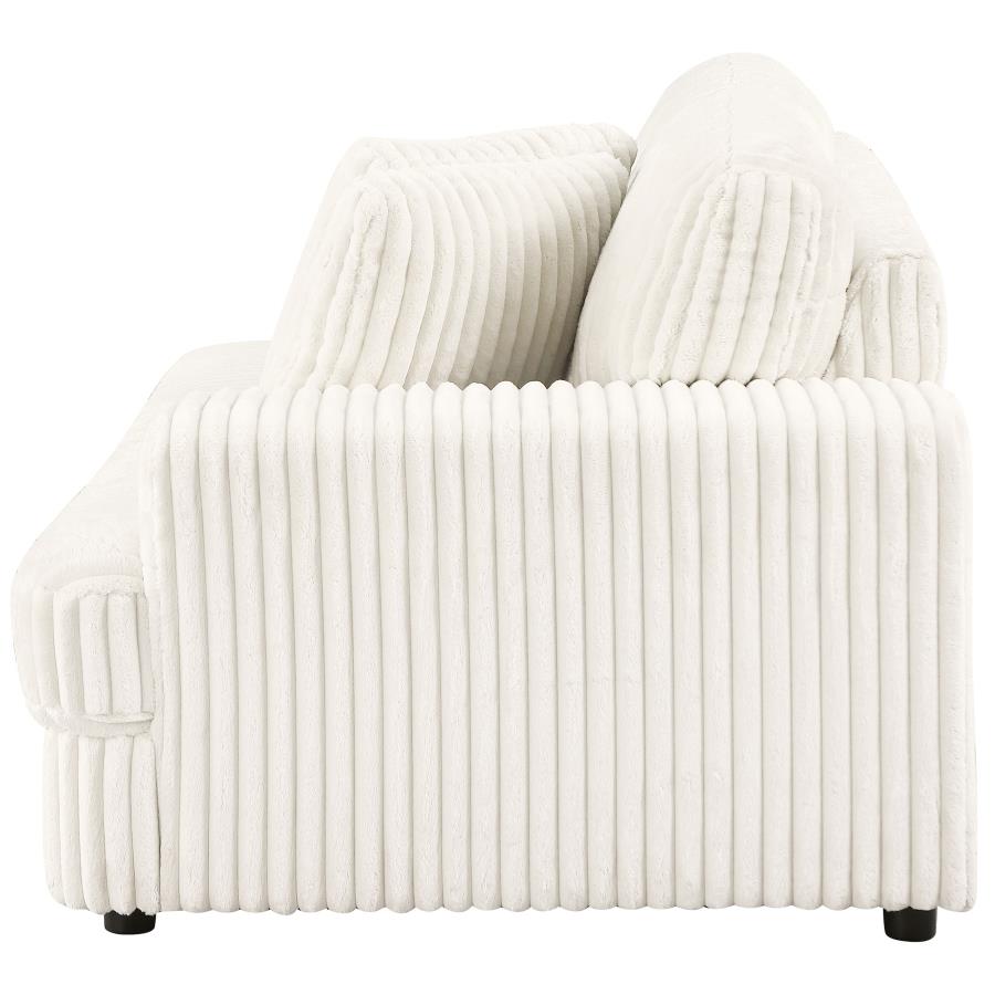 (image for) Emberson Upholstered RAF Cuddler Ivory