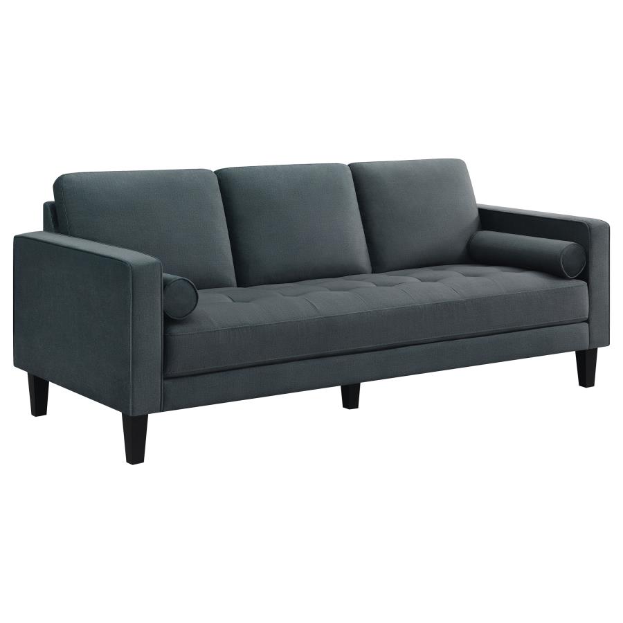 (image for) Gulfdale Upholstered Track Arm Sofa Dark Teal