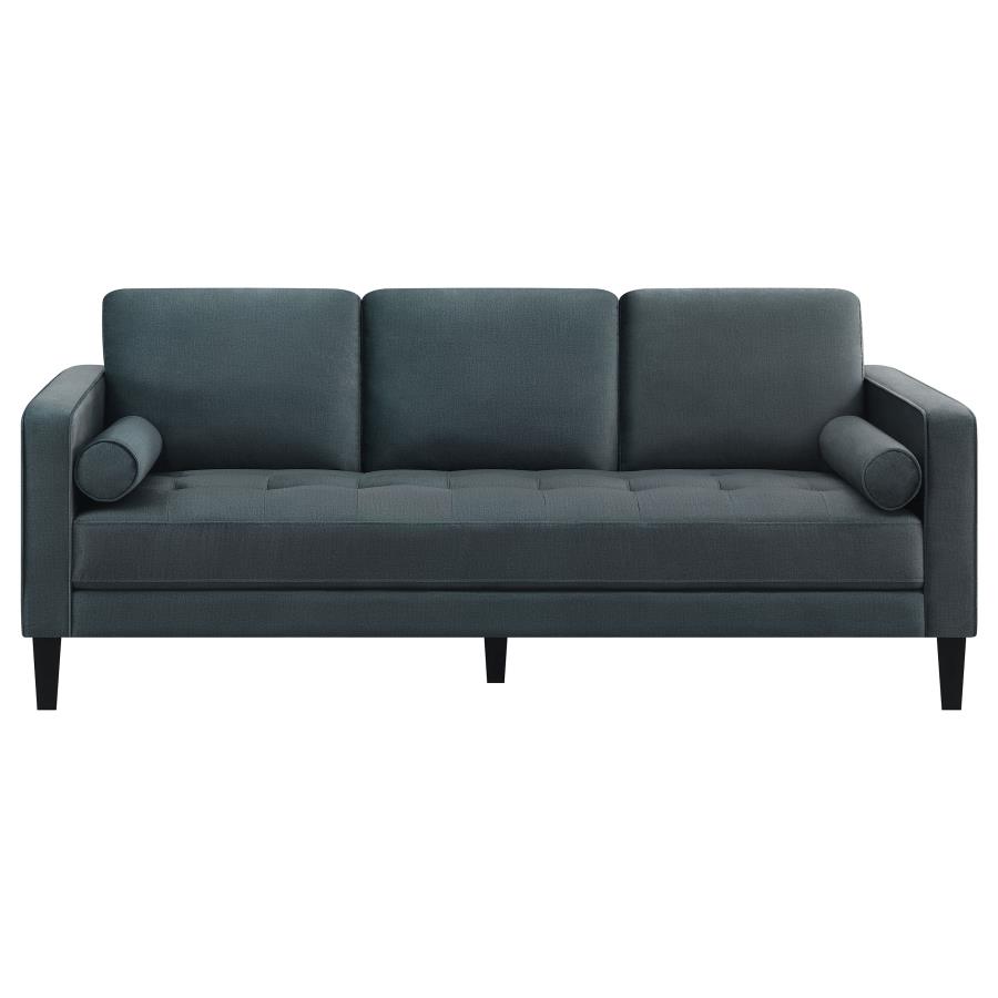 (image for) Gulfdale Upholstered Track Arm Sofa Dark Teal