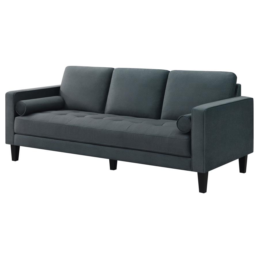 (image for) Gulfdale Upholstered Track Arm Sofa Dark Teal