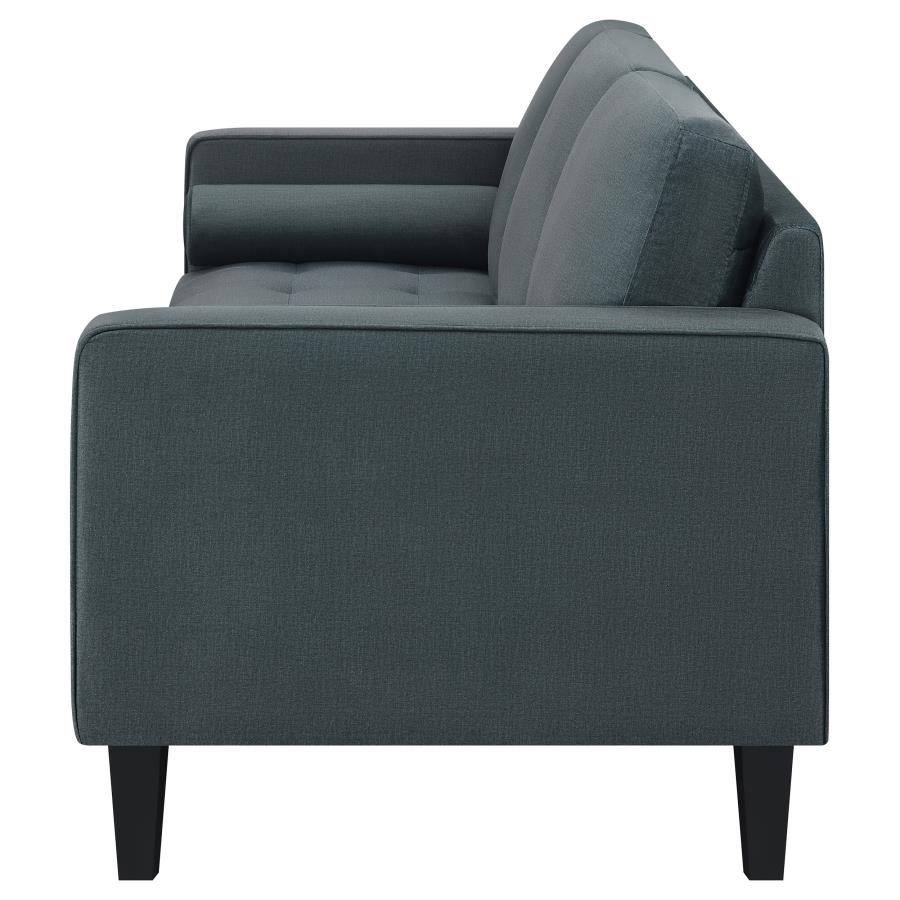 (image for) Gulfdale Upholstered Track Arm Sofa Dark Teal