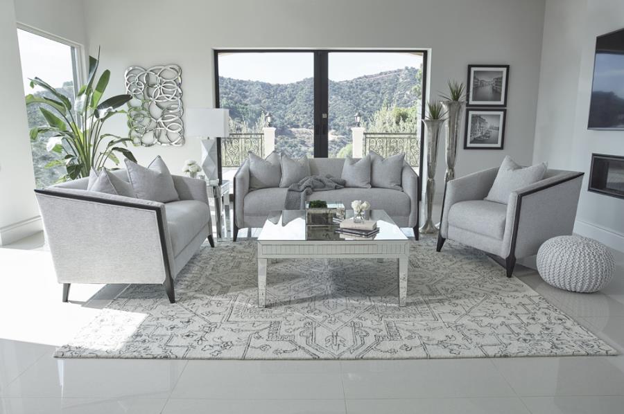 (image for) Whitfield Sloped Arm Loveseat Dove Grey