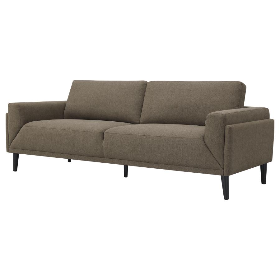 (image for) Rilynn Upholstered Track Arm Sofa Brown