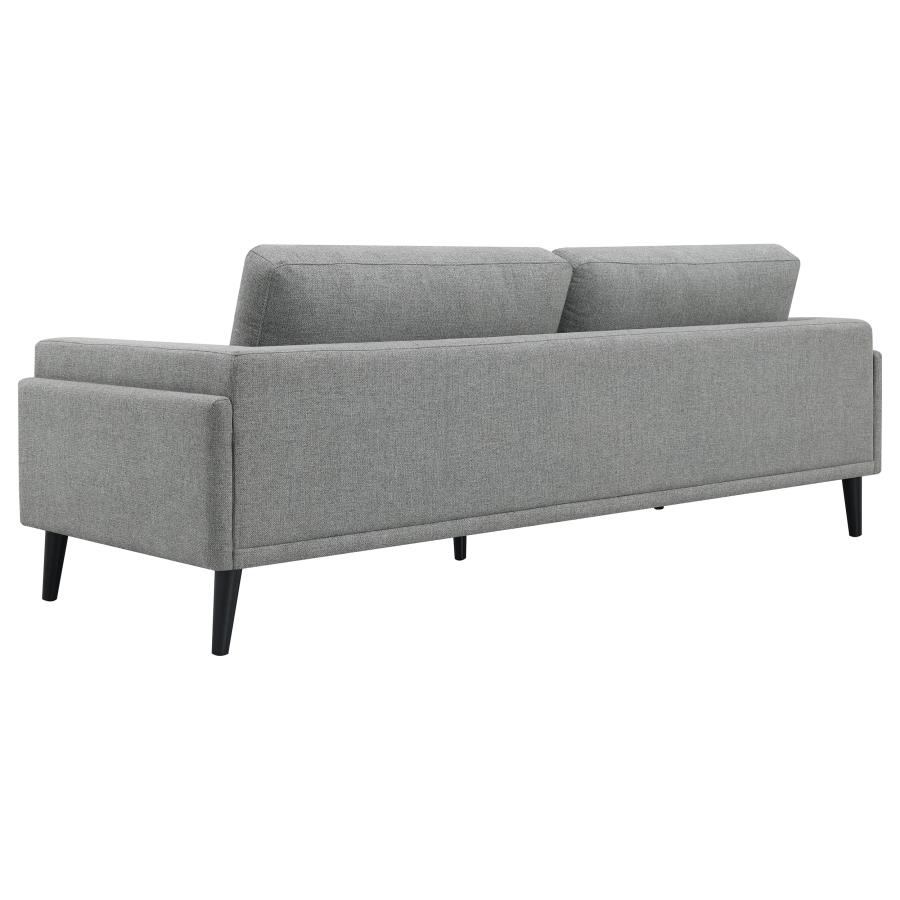 (image for) Rilynn 2-piece Upholstered Track Arm Sofa Set Grey