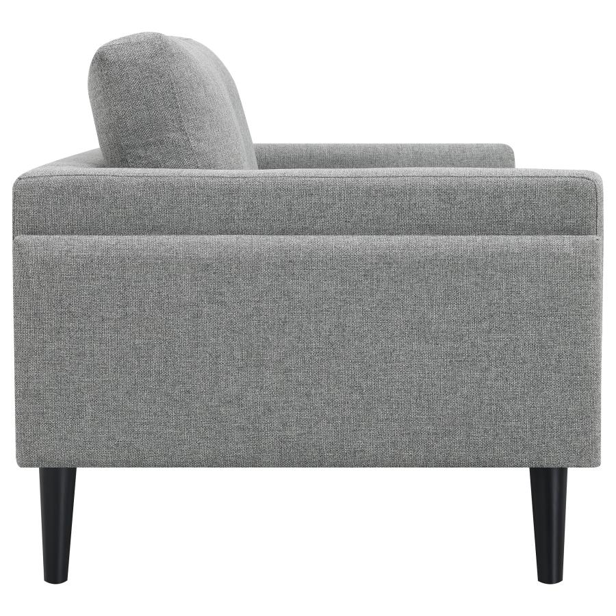 (image for) Rilynn 3-piece Upholstered Track Arm Sofa Set Grey