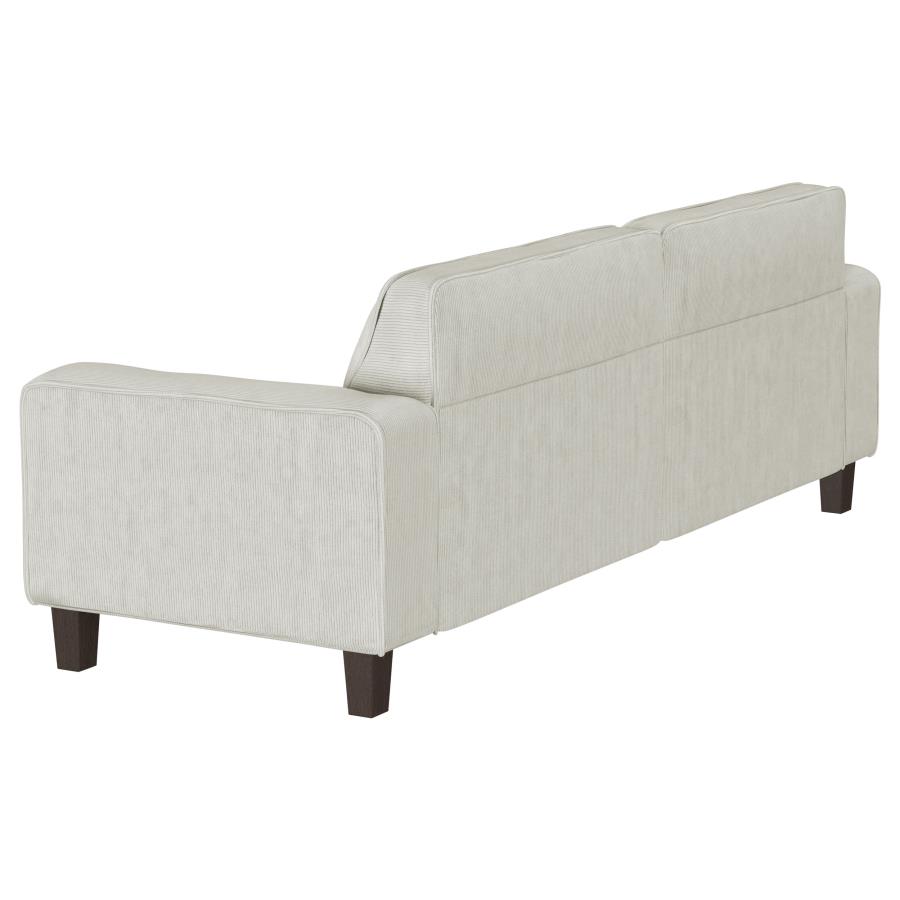 (image for) Deerhurst 3-piece Upholstered Track Arm Sofa Set Greige