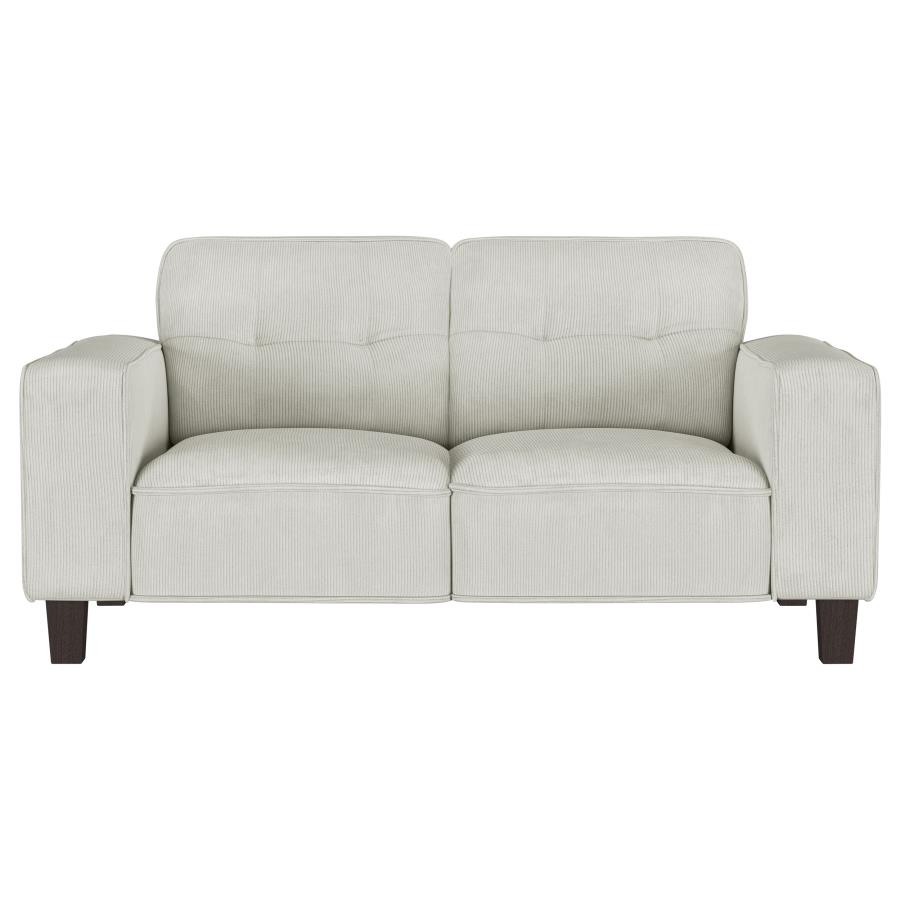 (image for) Deerhurst 3-piece Upholstered Track Arm Sofa Set Greige