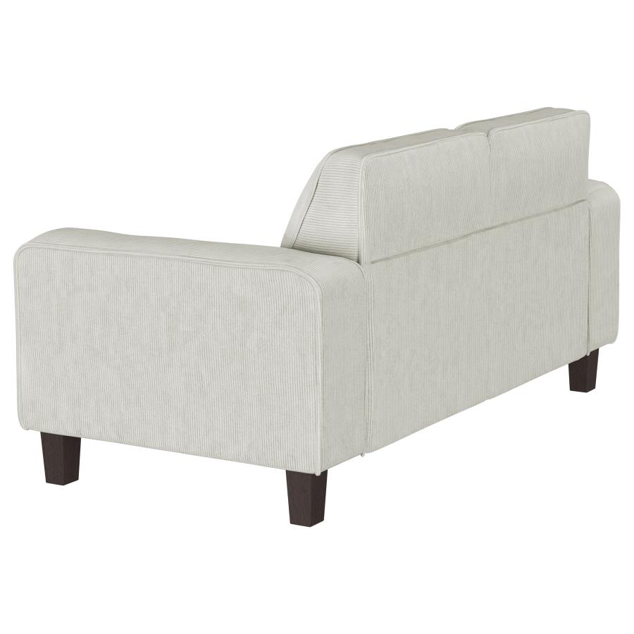 (image for) Deerhurst 3-piece Upholstered Track Arm Sofa Set Greige