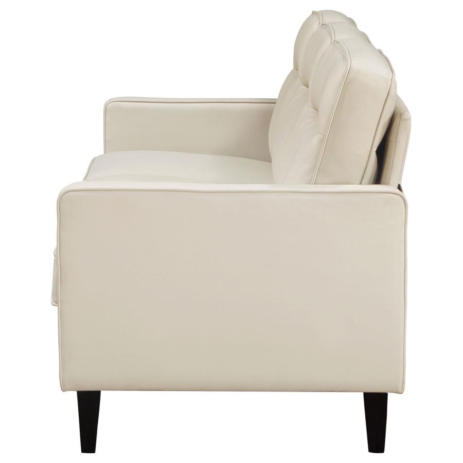 (image for) Jonah Upholstered Track Arm Sofa Ivory