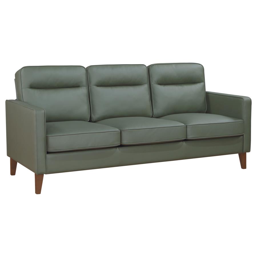 (image for) Jonah Upholstered Track Arm Sofa Green - Click Image to Close