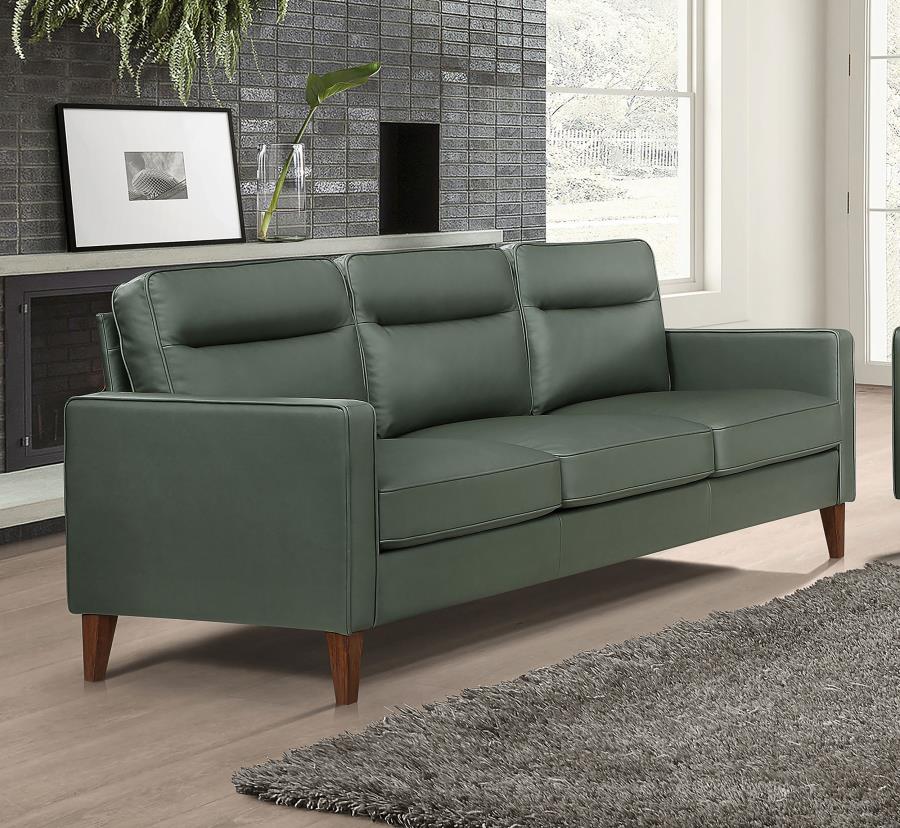 (image for) Jonah Upholstered Track Arm Sofa Green