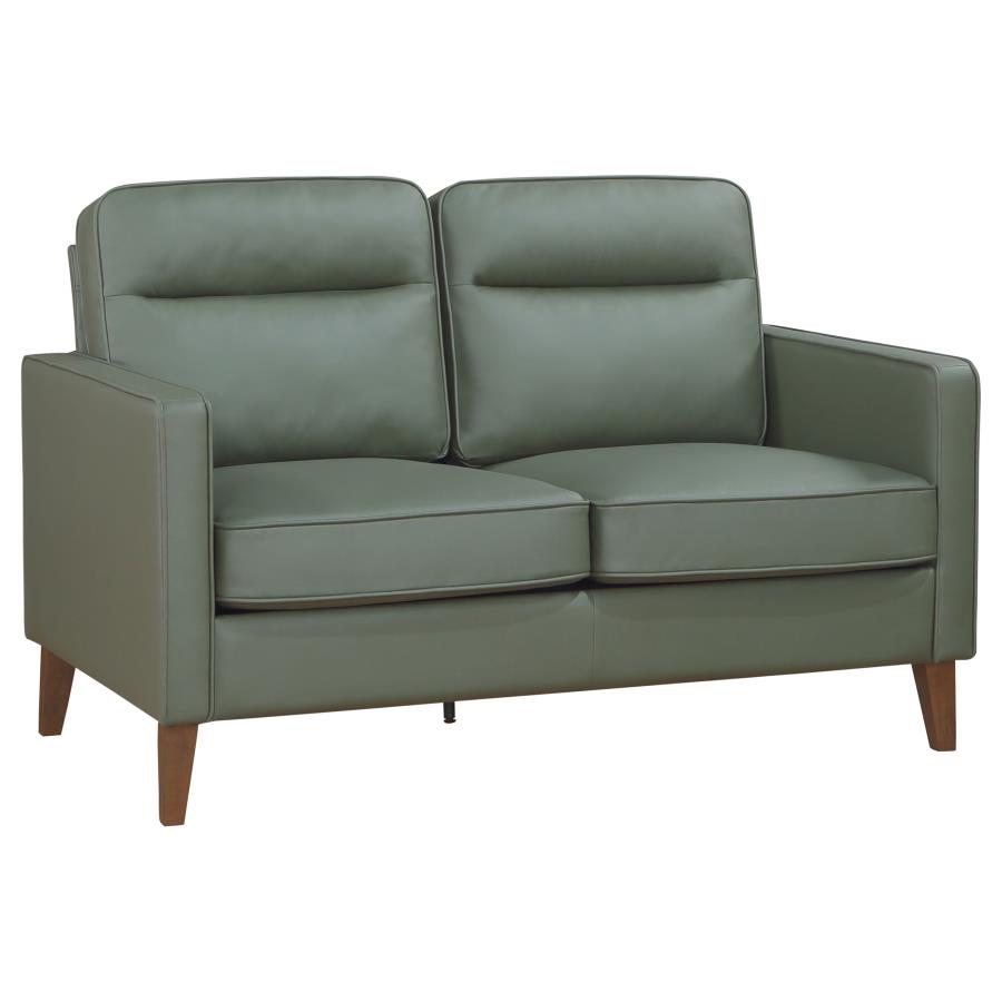 (image for) Jonah Upholstered Track Arm Loveseat Green