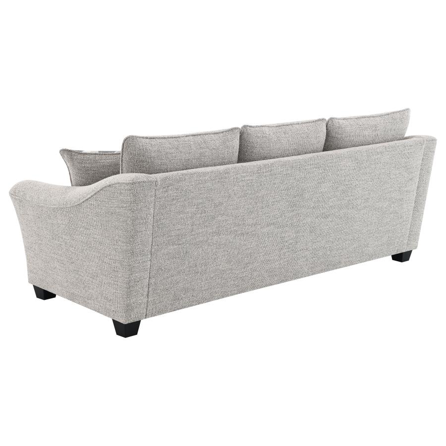 (image for) Tomkins 2-piece Boucle Upholstered Sofa Set Light Grey