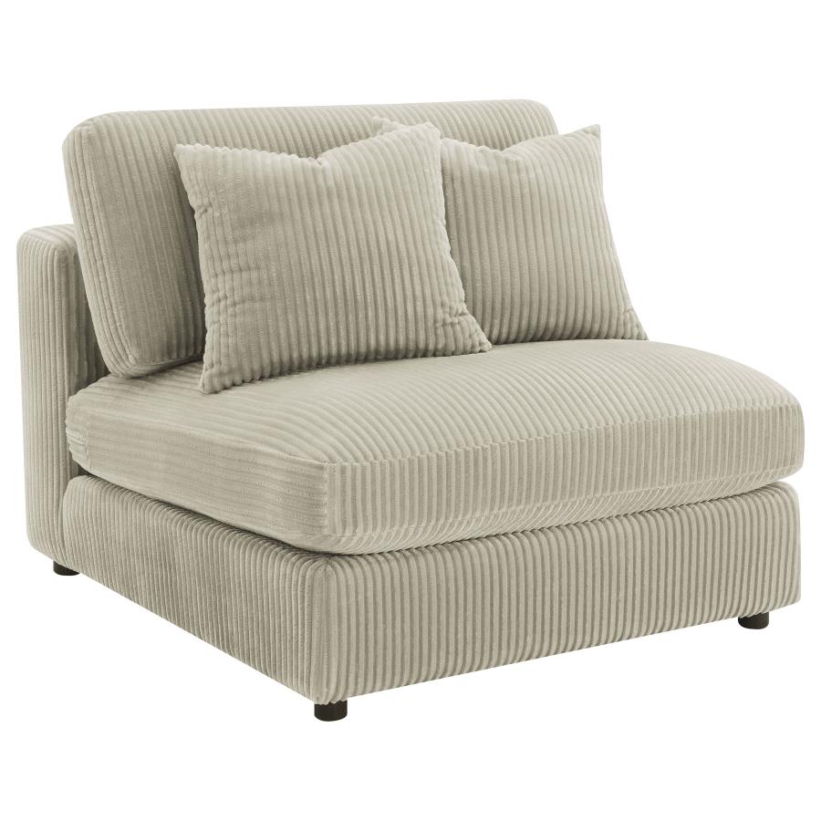 (image for) Blaine Upholstered Reversible Chaise Sectional Sofa Sand