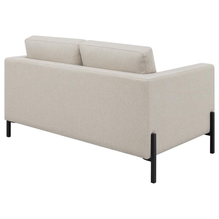 (image for) Tilly Upholstered Track Arm Loveseat Oatmeal