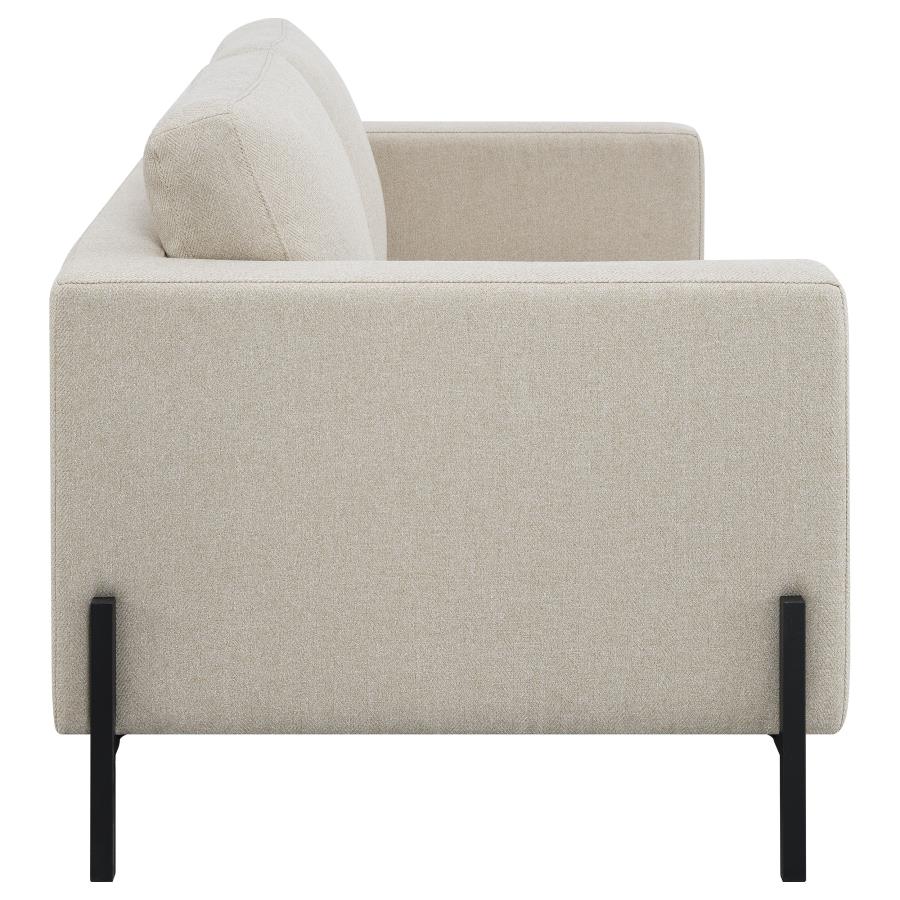 (image for) Tilly Upholstered Track Arm Loveseat Oatmeal